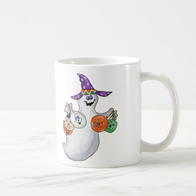 Halloween spöke kaffemugg (Höger)