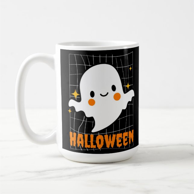 Halloween-spöke Kaffemugg (Vänster)