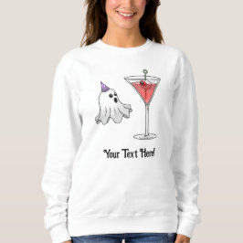 Halloween-spöke & läskig cocktail t shirt