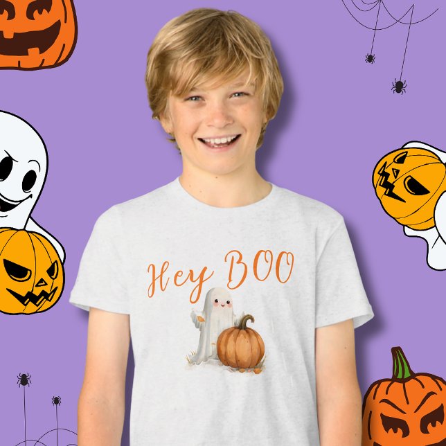 Halloween-spöke med pumpa Hej KUTT  T Shirt (Skapare uppladdad)