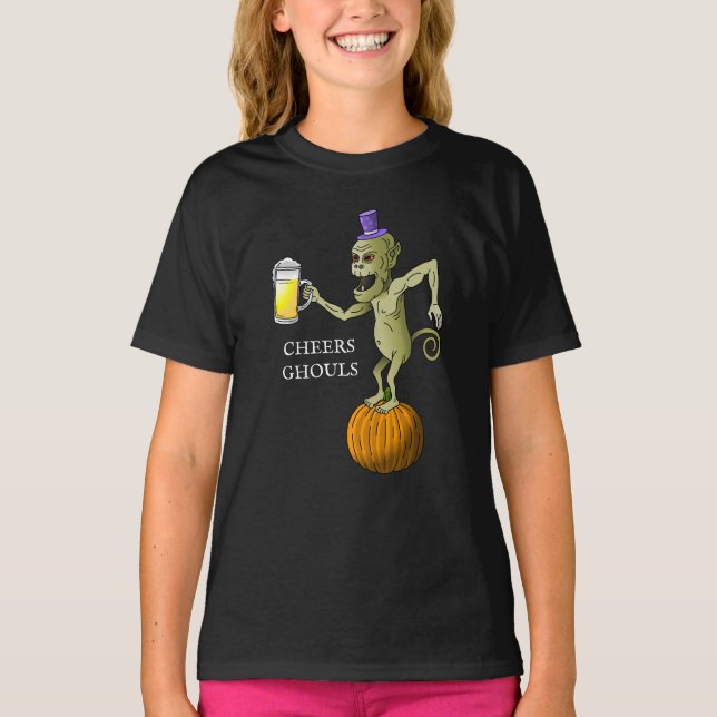 Halloween Spöke Merry T Shirt (Framsida)