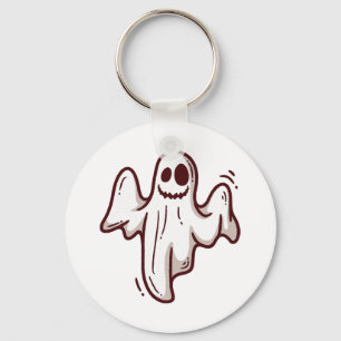 Halloween-spöke Nyckelring