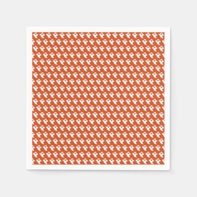 Halloween-spöke Pappersservett (Framsidan)