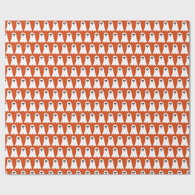 Halloween-spöke Presentpapper (Platt)