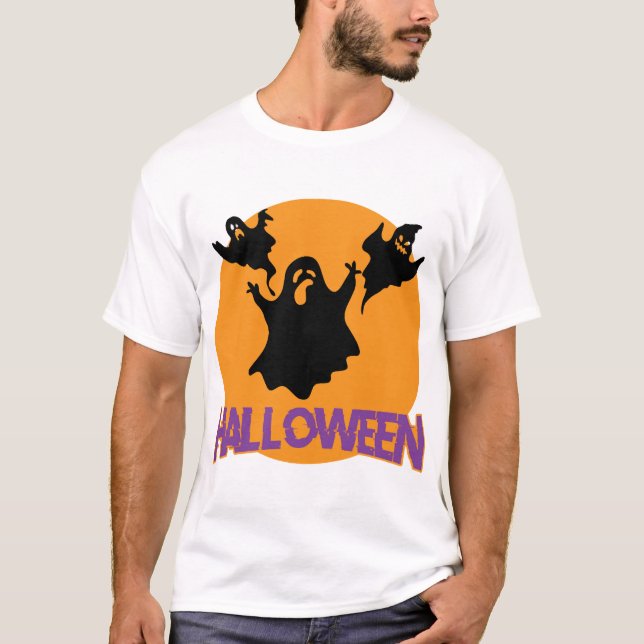 Halloween-spöke T Shirt (Framsida)