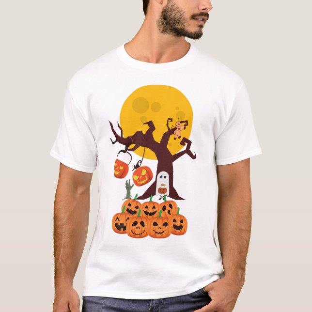 Halloween-spöke T Shirt (Framsida)