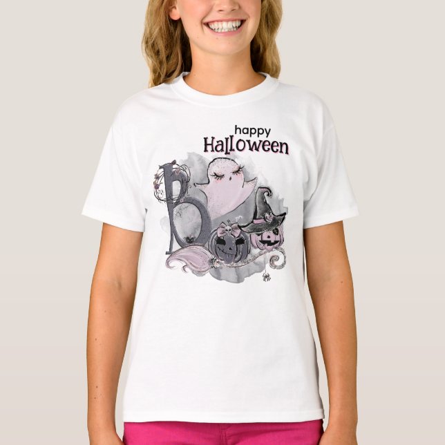 Halloween-spöke  t shirt (Framsida)