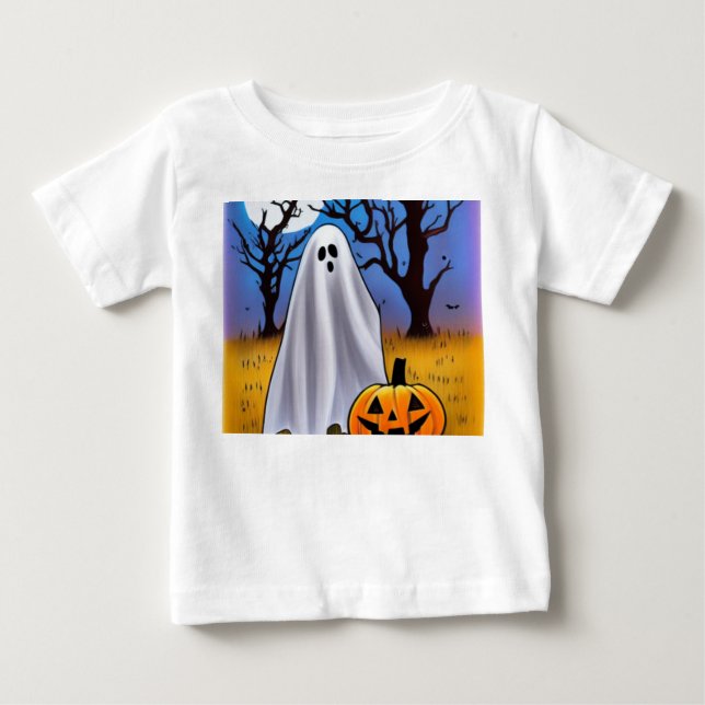 Halloween-spöke T Shirt (Framsida)