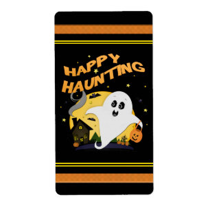 Halloween spökefest hänger lös etiketter fraktsedel