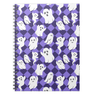 Halloween Spöken Anteckningsbok Med Spiral