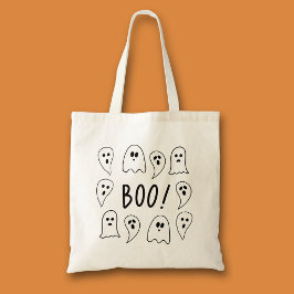Halloween Spöken Bus eller Godis Tygkasse