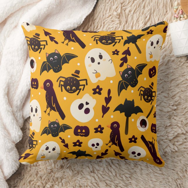 Halloween Spöken & Ghouls Kudde (Filt)