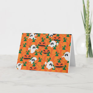 Halloween Spöken Haunted Pumpkin Patch Kort
