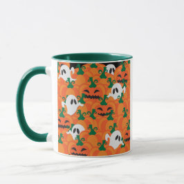 Halloween Spöken Haunted Pumpkin Patch Mugg