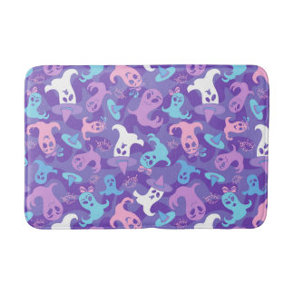 Halloween Spöken Lila Bath Mat Badrumsmatta
