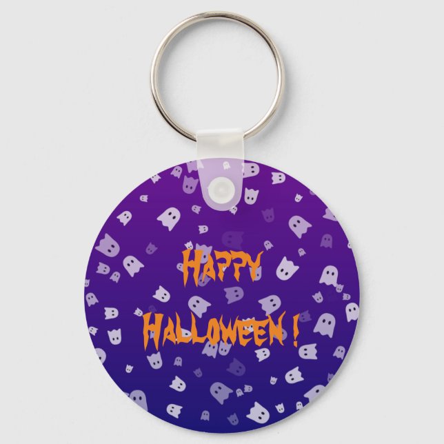 Halloween-spöken Nyckelring (Framsida)
