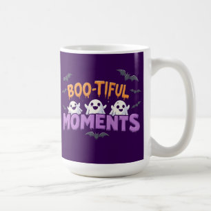 Halloween-spöken och fladdermöss Söt presentidé Kaffemugg