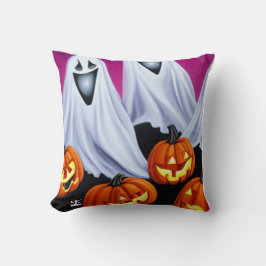 Halloween Spöken och Pumpkins Kudde