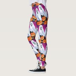 Halloween Spöken och Pumpkins Leggings