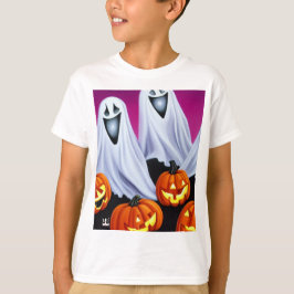 Halloween Spöken och Pumpkins T Shirt