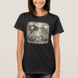 Halloween-spöken och Trollsländor över Crystal Lak T Shirt