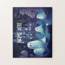 Halloween Spöken Personlig Puzzle