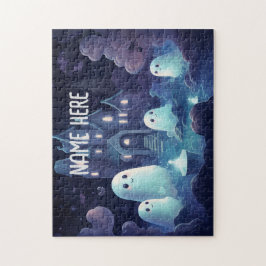 Halloween Spöken Personlig Puzzle Pussel