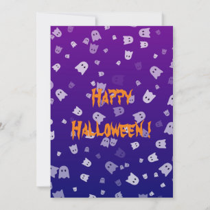 Halloween Spöken-platta kort