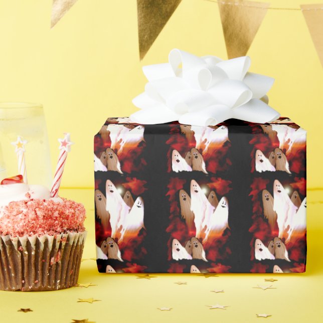 Halloween Spöken Presentpapper (Födelsedagsfest)