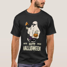 Halloween spöken rör sig i skuggor, redo?