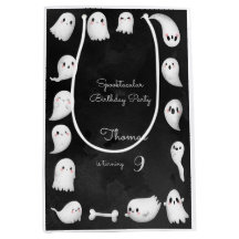 Halloween spöken-spooktaculär barns födelsedag par