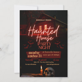 Halloween Spöken Spooktacular Födelsedagsfest Inbjudningar