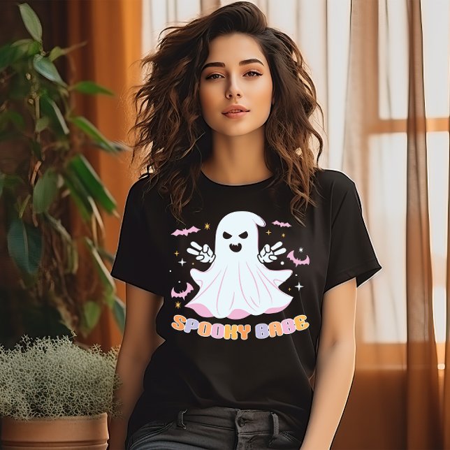 HALLOWEEN SPÖKEN 👻 SPOOKY BABE T SHIRT (Skapare uppladdad)