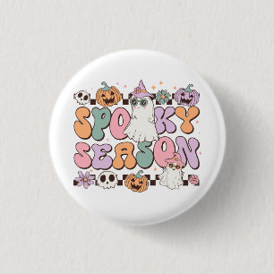 Halloween Spöken Spooky Season Knapp