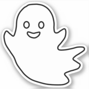 Halloween Spöken Sticker Klistermärken