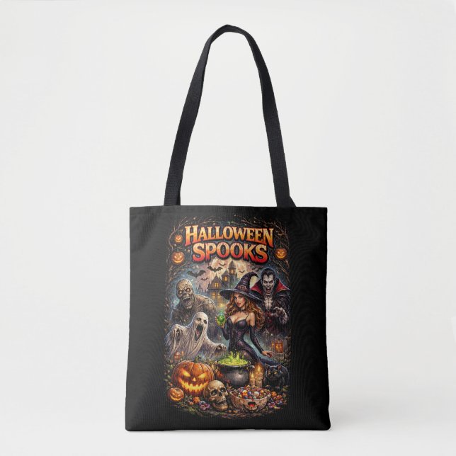 Halloween-spöken Tygkasse (Framsida)