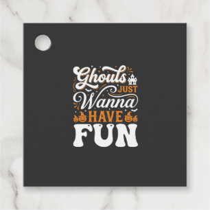 Halloween spöken vill bara ha kul Design_1 Gåvor Etiketter