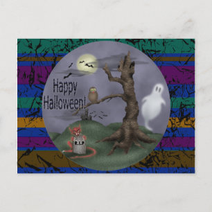 Halloween Spöken Vykort