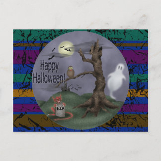 Halloween Spöken Vykort