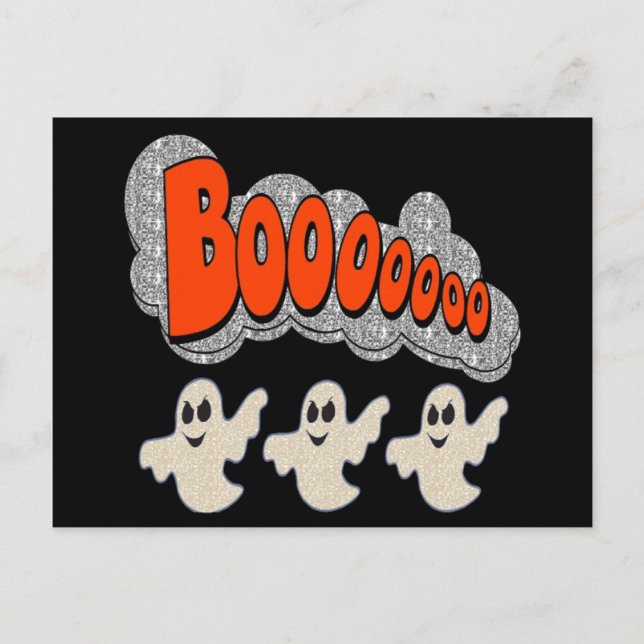 Halloween-spöken Vykort (Framsida)