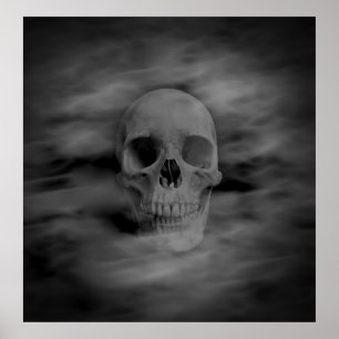 Halloween spökeskalle poster