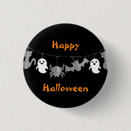 Halloween spökgarland Button Knapp