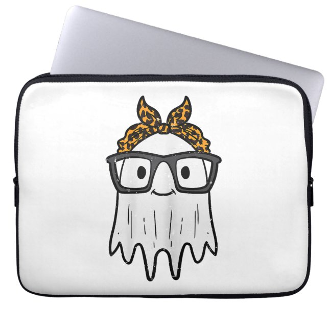 Halloween spökglas Söt Laptop Fodral (Framsidan)