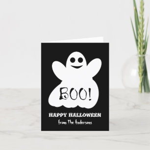 Halloween-spökhälsningskort Kort