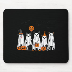 Halloween spökhundar söta pumpa seriefigur design musmatta