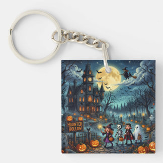 Halloween Spökhus Bus eller Bussa Kastkudde