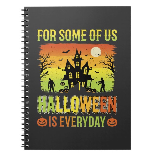 Halloween Spökhus För Somliga Av Oss Anteckningsbok (Framsidan)