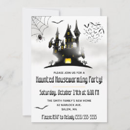 Halloween, Spökhusinflyttningsfest Inbjudningar