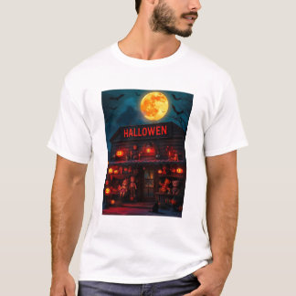 **Halloween Spökig Leksaksaffär** T Shirt