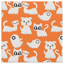 halloween-spökillret-hund orange tyg